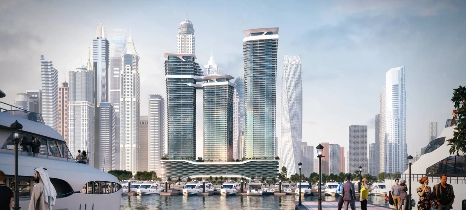 Sobha SeaHaven — developer's published render (1 of 3)