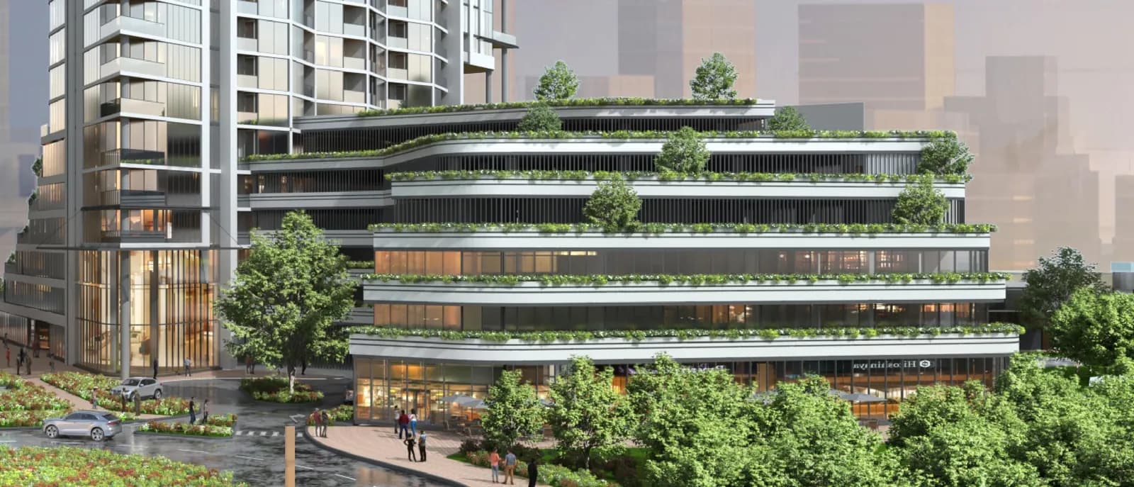Waves Grande — developer's published render (1 of 4)