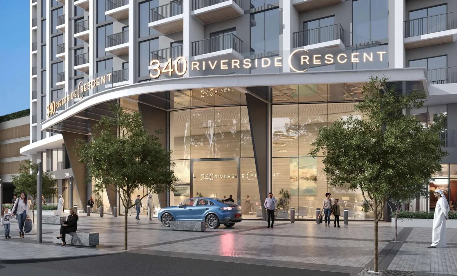 340 Riverside Crescent — developer's published render (2 of 4)