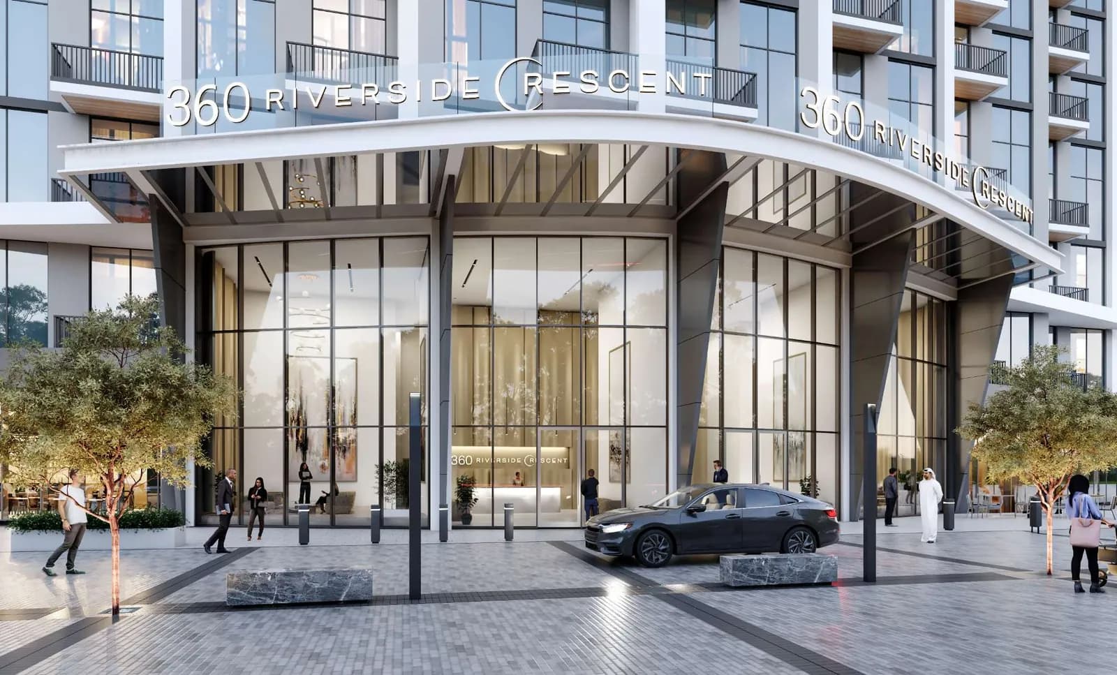 360 Riverside Crescent — developer's published render (2 of 3)