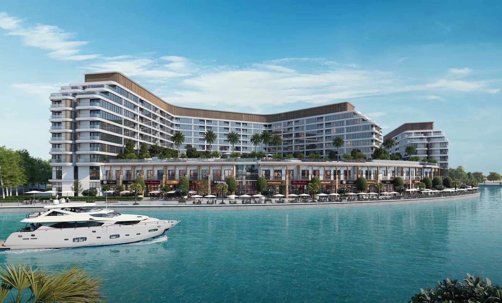 Canalside Marina Residences — developer's published render (2 of 4)