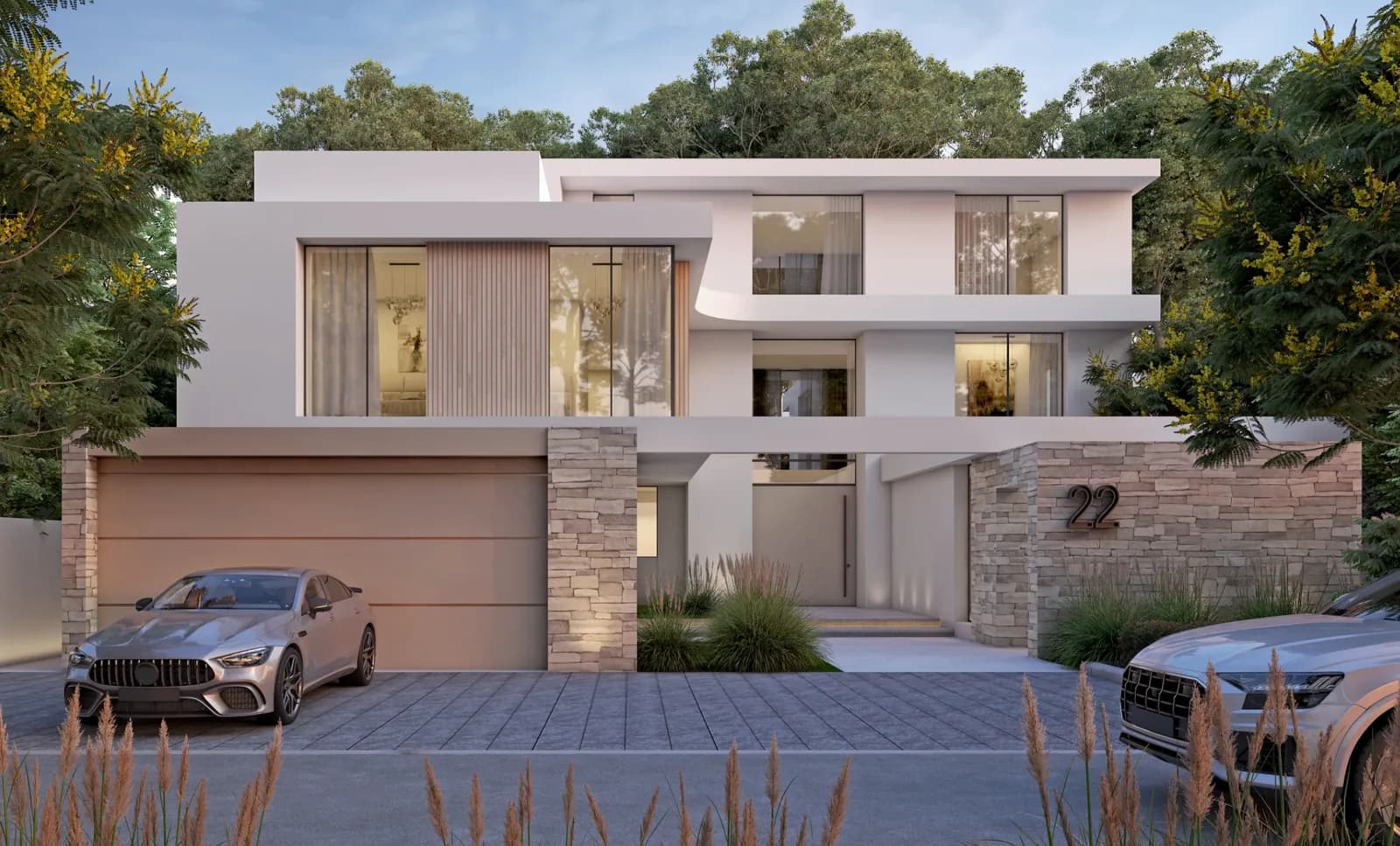 Coral Beach Villas — developer's published render (4 of 5)