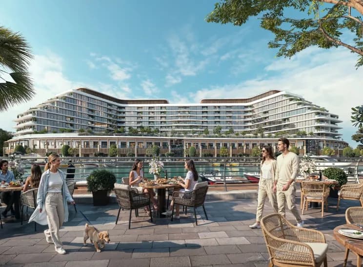 Marina Residences at Sobha Siniya Island — developer's published render (2 of 4)
