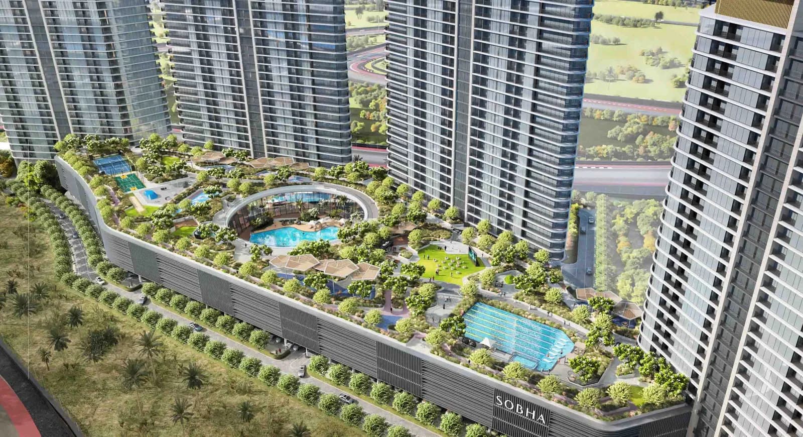 Sobha Solis — developer's published render (3 of 4)